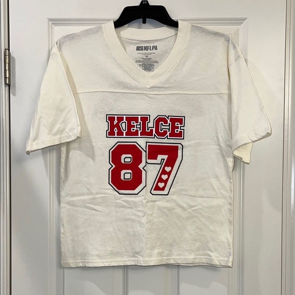 LPA Tops - NFLPA Travis Kelce V-Neck T-Shirt